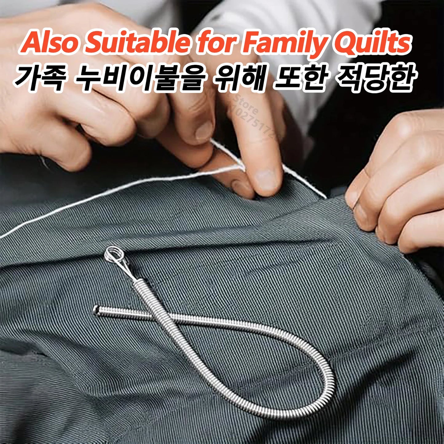 Bendable Spring Drawstring Threader Clip Pants Hoodies Elastic Band
