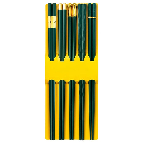 Clearance_5 Pairs Japanese Chopsticks Korean Chopsticks Reusable