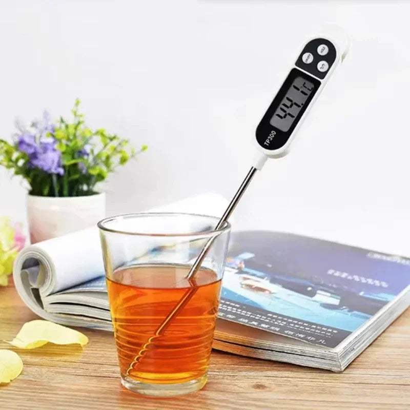 1-10P Digital Kitchen Food Thermometer TP300 Water Oil Thermometer for