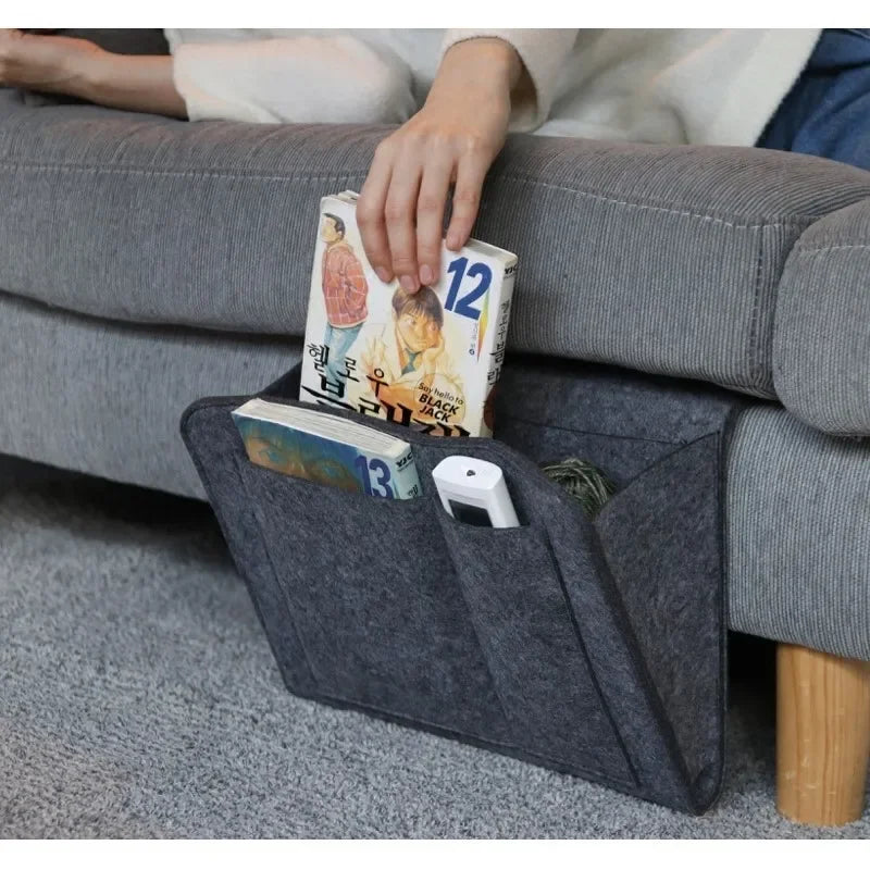 Storage Hang Bag Felt Dormitory Bed Sofa Bedroom Carpet Store Content