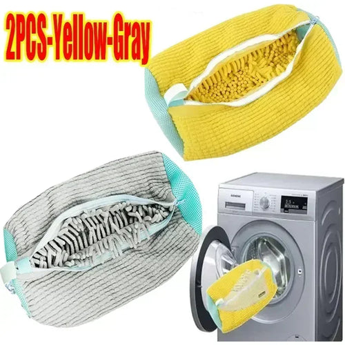 1/2PCS Wash Shoes Bag Padded Net Laundry Shoes Protector Fluffy fibers