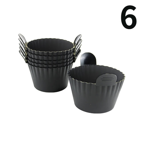 Silicone Air Fryer Egg Poacher Silicone Cupcake Baking Cups Ramekins