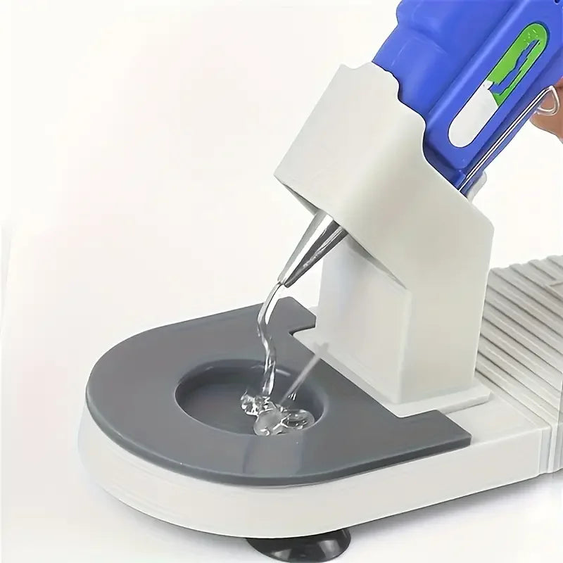 1pc Hot Glue Gun Holder Plastic Hot Melt Glue Gun Base Stand Organizer