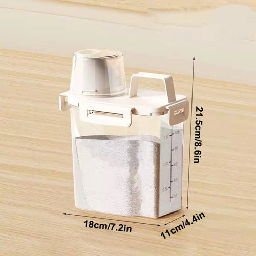 1PC sealed storage container 2.5L portable food storage box with lid