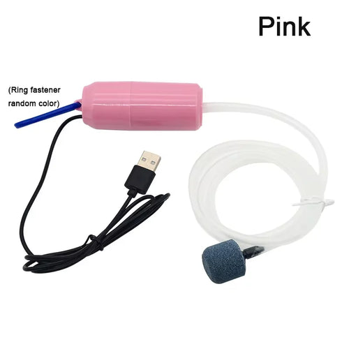 Aquarium USB Air Pump Fish Tank Silent Air Compressor Aquarium