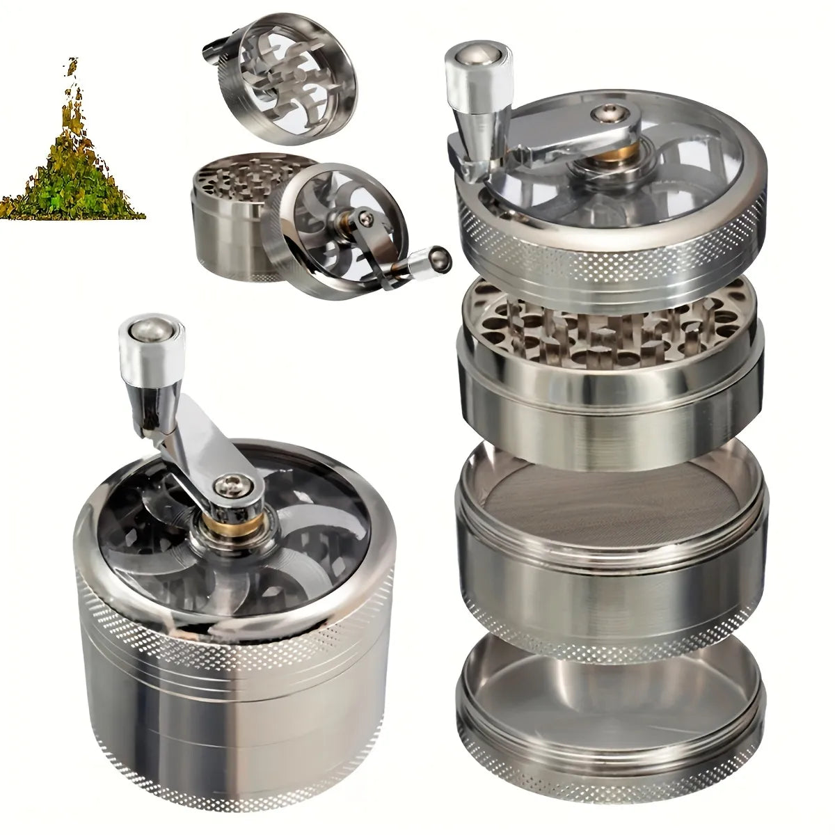 Nut and Hard Spice Grinder for Nutmeg Ginger Rock Salt and Peppercorn