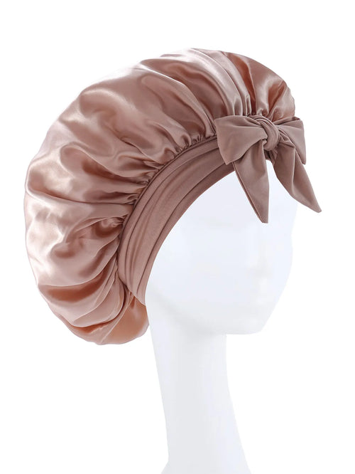 New Silky Bonnet For Sleeping Women Satin Bonnet Hair Bonnet Night