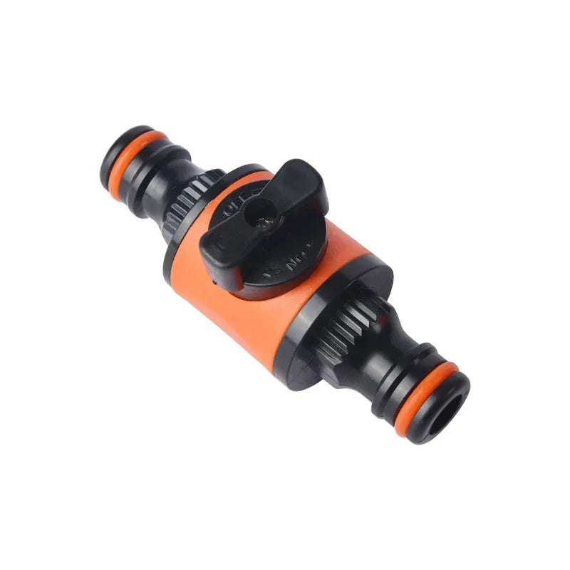 2PC Garden Hose Pipe Tap Shut Off Valve Fitting Connector Pipe Coupler