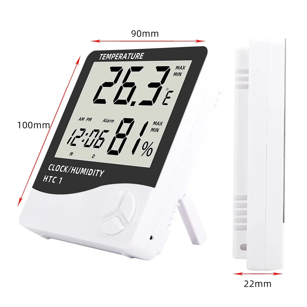 HTC-1 HTC-2 LCD Electronic Digital Temperature Humidity Meter Home