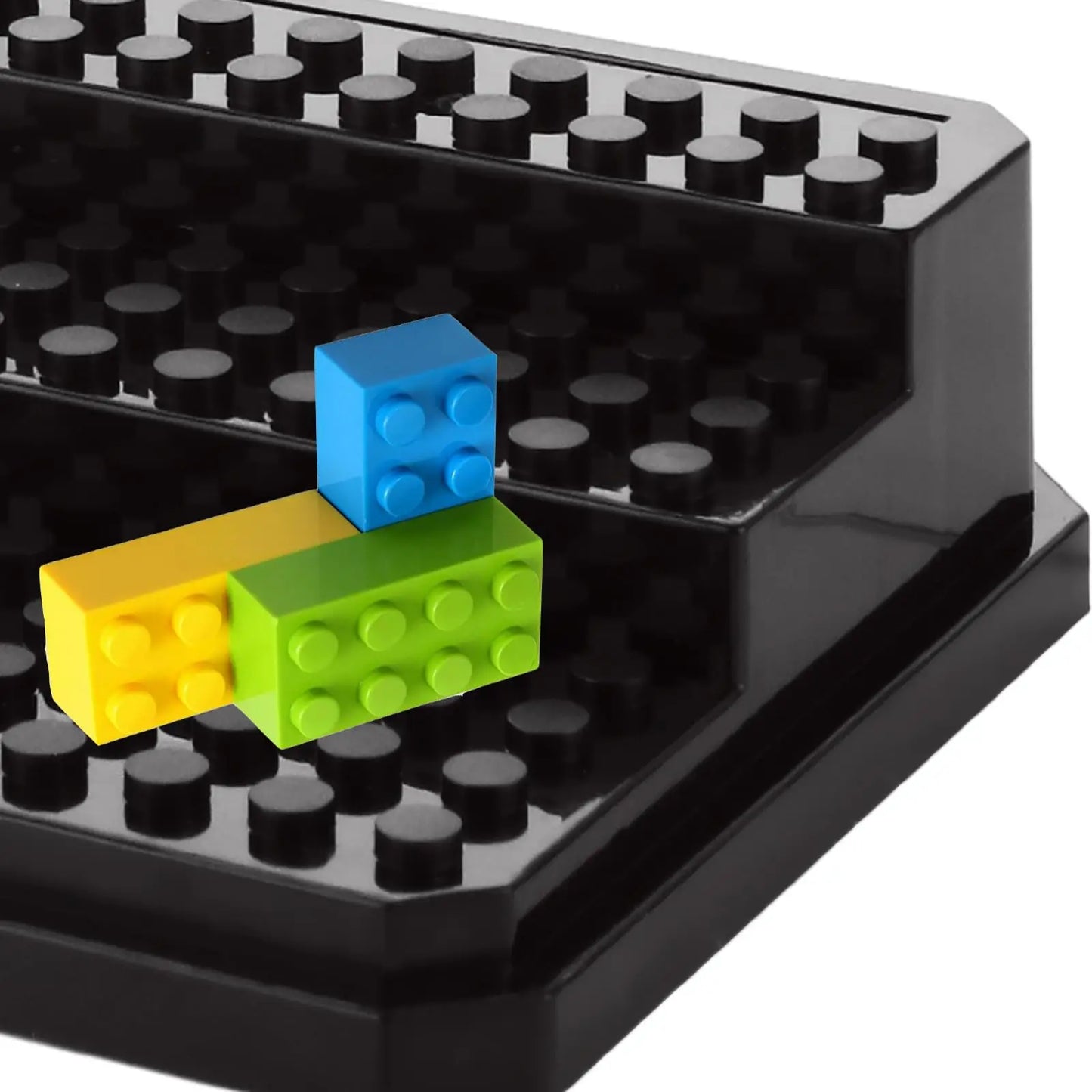 Acrylic Minifigures Display Case, Stackable and Dustproof Building