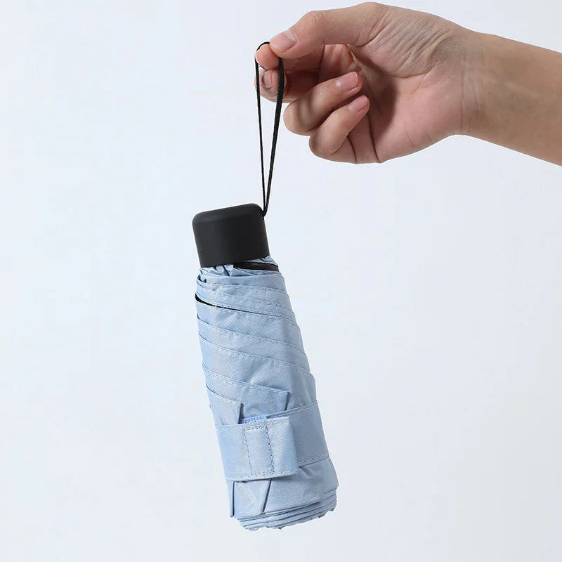 Ultralight Mini Pocket Women's Small Windproof Folding Umbrella Travel