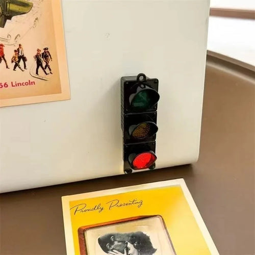 Traffic Toy Pedestrian Light New Traffic Light Magnetic Refrigerator