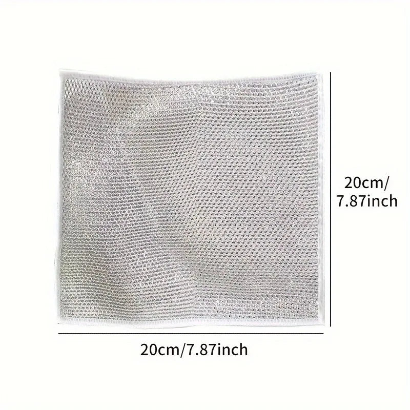 Wholesale Metal Steel Wire Rags Cloth Home Kitchen Pot Pan Dishwashing