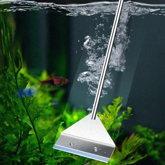 Aquarium cleaning tools flat sand algae removal dual-use glass algae