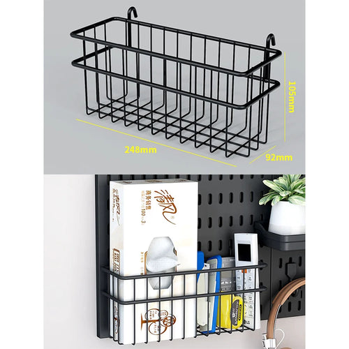 No-Drill Gaming Room Pegboard, Wall Organizer for Controller,