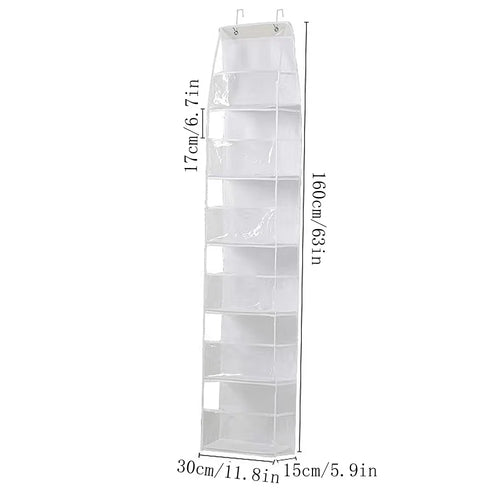 4/6 Layer Hanging Organizer Behind The Door Storage Bags For Clothes