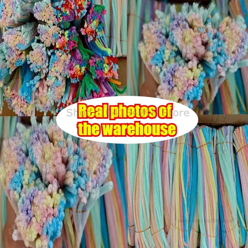 Pipe Cleaner Wire Pipe Cleaners Colorful Chenille Stems DIY Plush