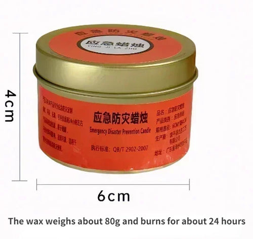 Emergency Candles for Household Power Outages Windproof Smokeless