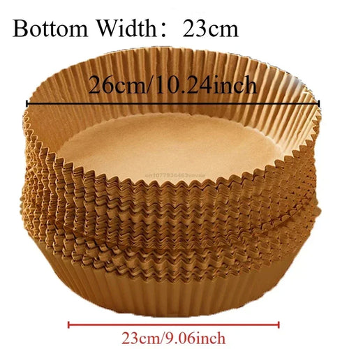 Air Fryer Paper Oven Paper Disposable Send Brush Non-Stick Airfryer