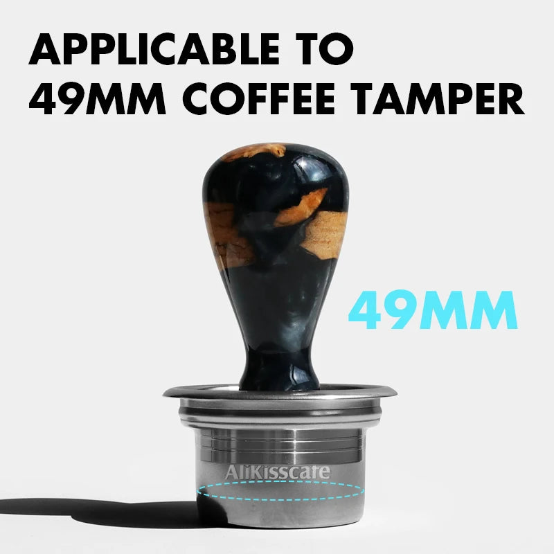 AliKisscafe 58mm to 49mm Step Down Portafilter Basket Kit Coffee