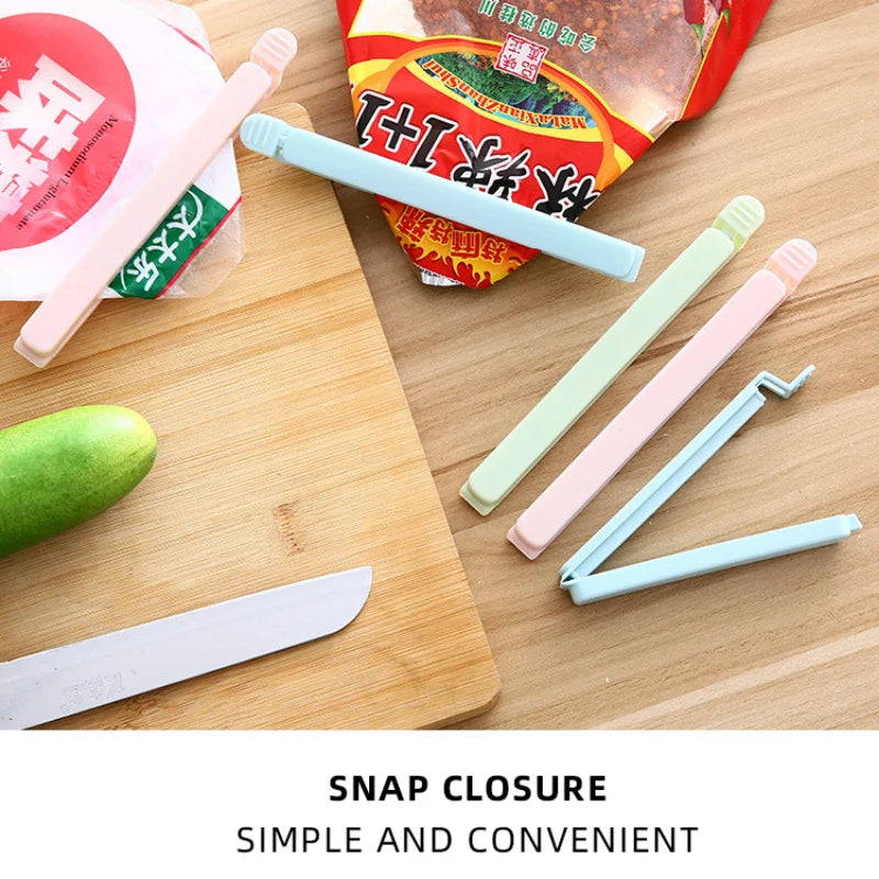 10PCS Bag Clips Food Snack Sealing Clip12/15.5cm Portable Kitchen
