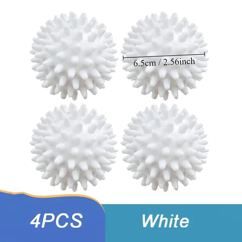 4Pcs PVC Dryer Ball Reusable Laundry Ball Washing Machine Drying