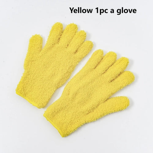 1pc Microfiber Dusting Gloves-Stretchable & Breathable Cleaning