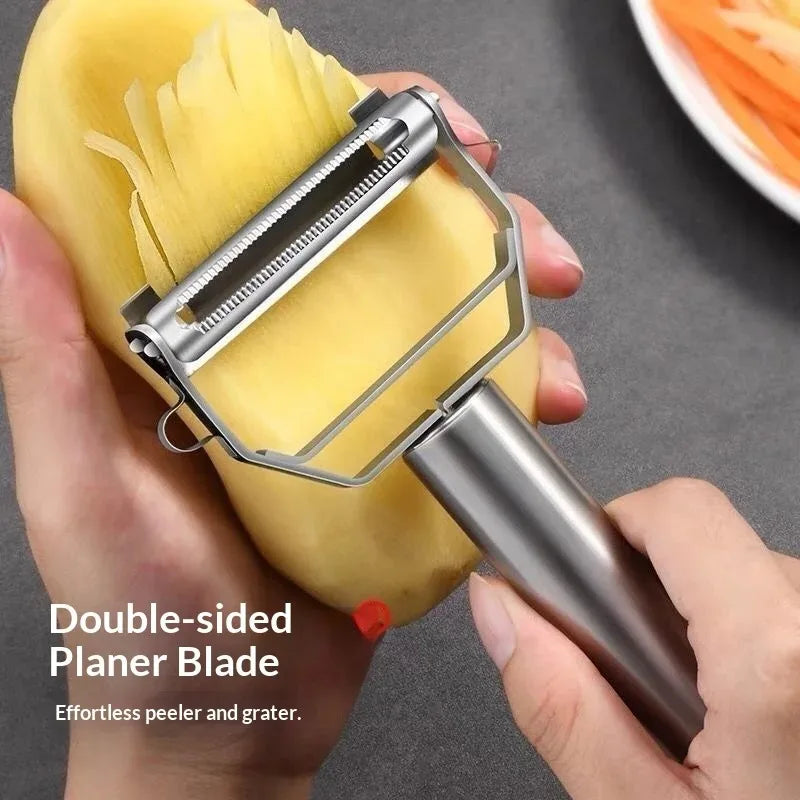 Stainless Steel Vegetable Peeler Multi Function Fruit Peeling Tool