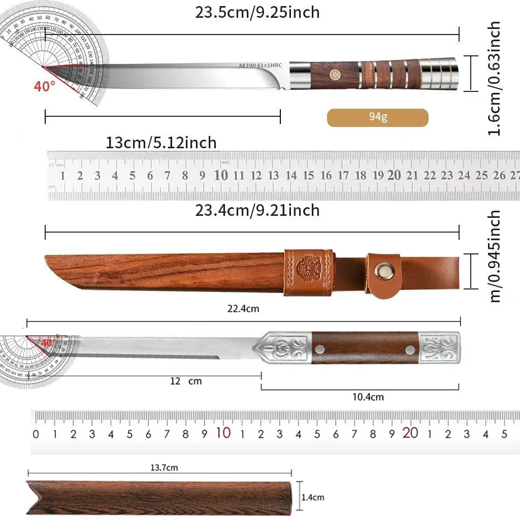 High-hardness stainless steel kitchen knife, professional fruit knife