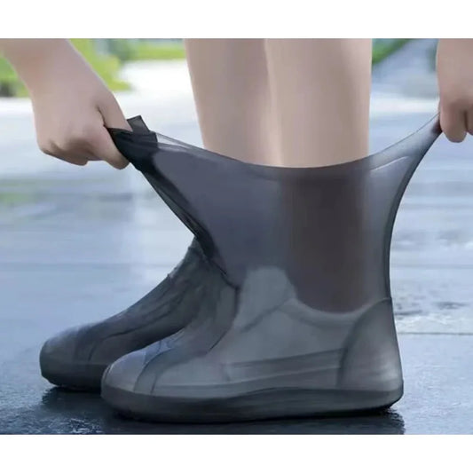 1 Pair latex WaterProof Shoe Covers Lip-resistant Rubber Rain Boot