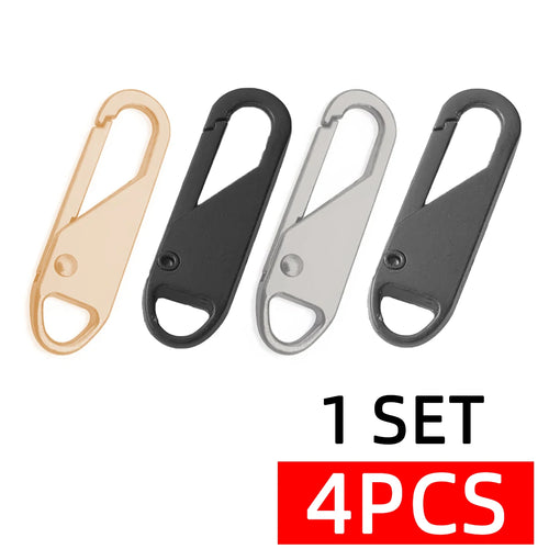 4PCS Zipper Head Replacement Parts Reusable Detachable Durable Multi