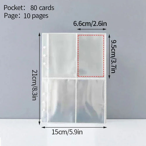 A5 Photocard Binder Cover Kpop Photo Album Simple Card Binder Collect