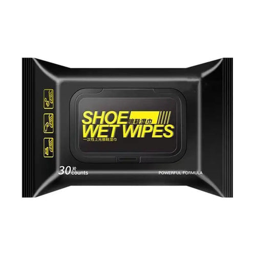 12Pcs/30Pcs Disposable Shoes Clean Wipes Portable White Shoes Cleaning