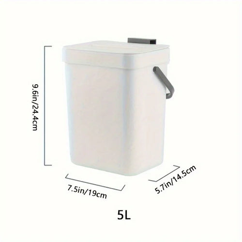 Food Waste Basket Bin for Kitchen, Small Countertop Compost Bin with