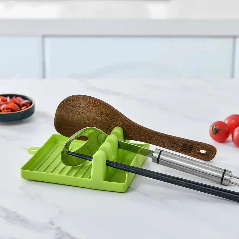 [Hot Sales] 1Pcspatula Rack Pot Lid Rack Shelves Counter Top Shovel