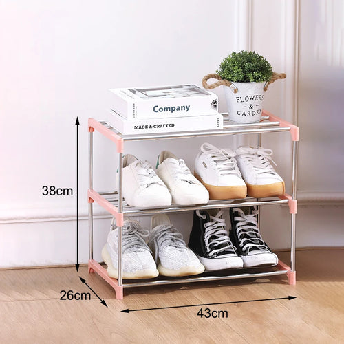 3/4 Shoe Rack Multi Layered And Space Saving Shoe Rack For Simple