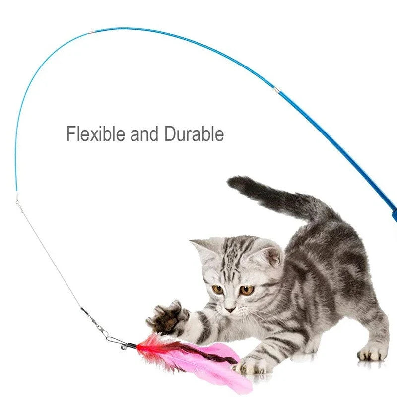 11pcs Replacement Cat Feather Toy Set Feather Replacement Head