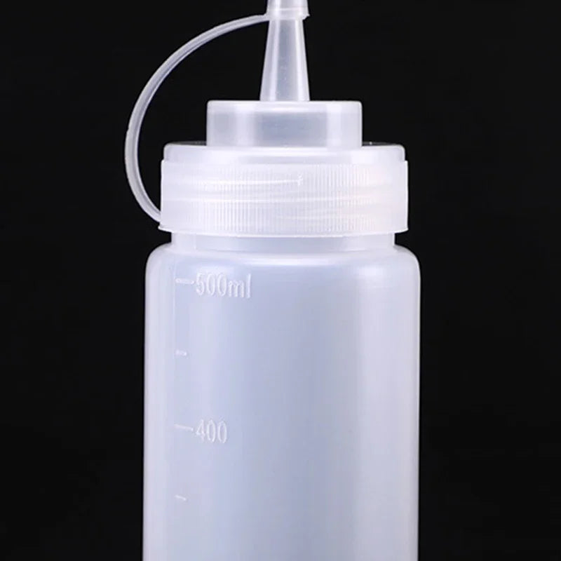 500 ML Plastic Pointed Mouth Squeeze Type Sauce Bottle Made