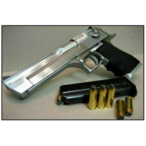 Pistol Metal Signs, Exuding Military Flair, Ideal As Wall Decoration