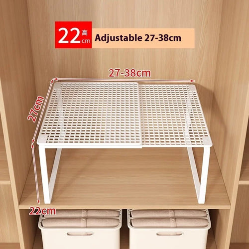 Retractable Wardrobe Storage Layered Organizer, Clothes Rack Internal