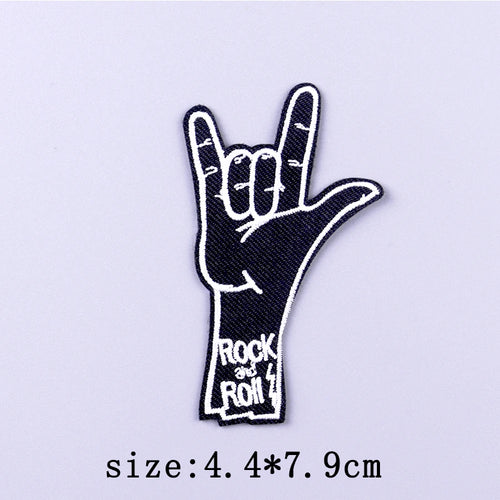 Punk Funny Patch Iron On Patches For Clothing Thermoadhesive Patches