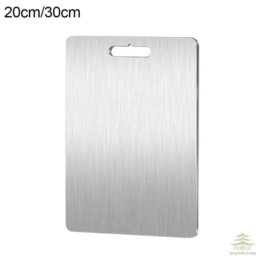 Stainless Steel Chopping Board Double Sided Thickened Kitchen Cutting