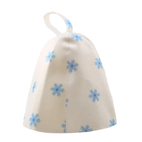 1/2/4PCS Felt Head Protection Bath Anti Heat Free Size Russian Style