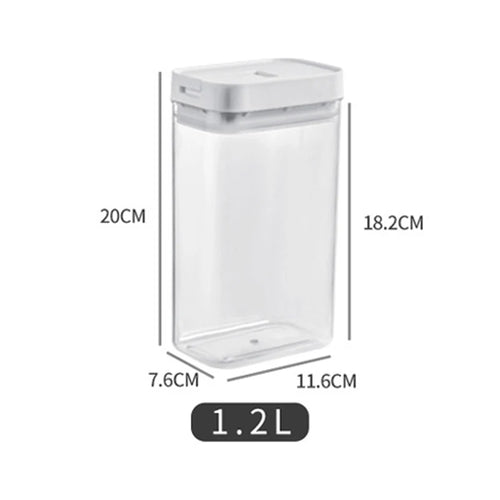 Pasta Storage Box Transparent Plastic Grain Seal Tank Spaghetti