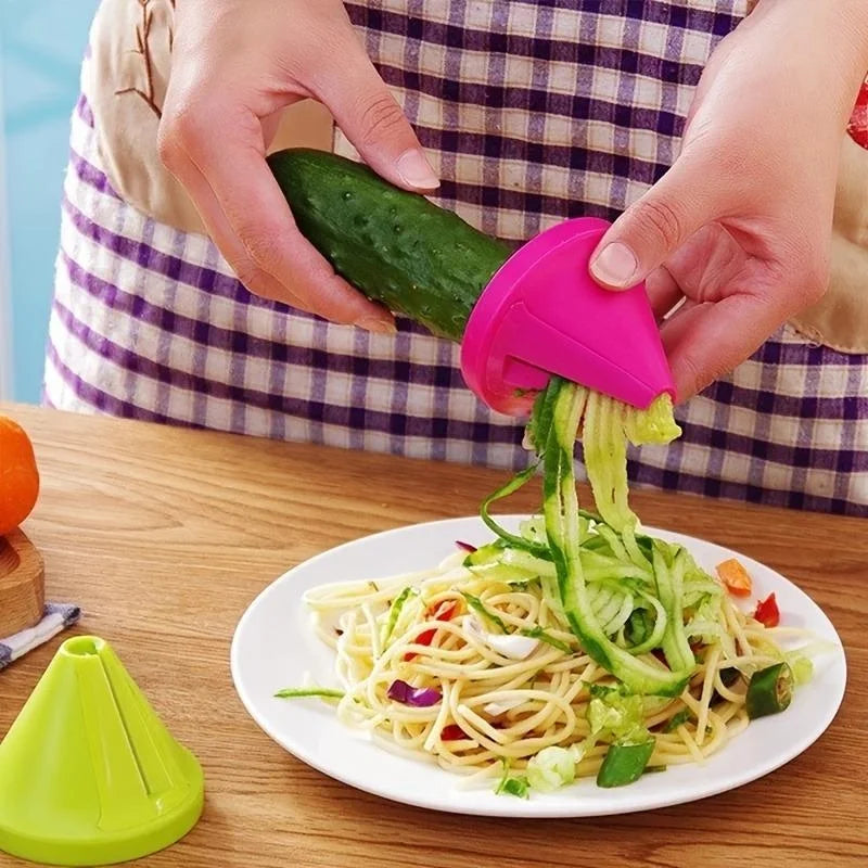 Kitchen Rotating ShredderSpiral Peeler Manual Vegetable Slicer Fruit