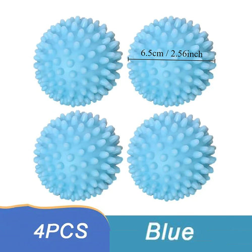 4Pcs PVC Dryer Ball Reusable Laundry Ball Washing Machine Drying
