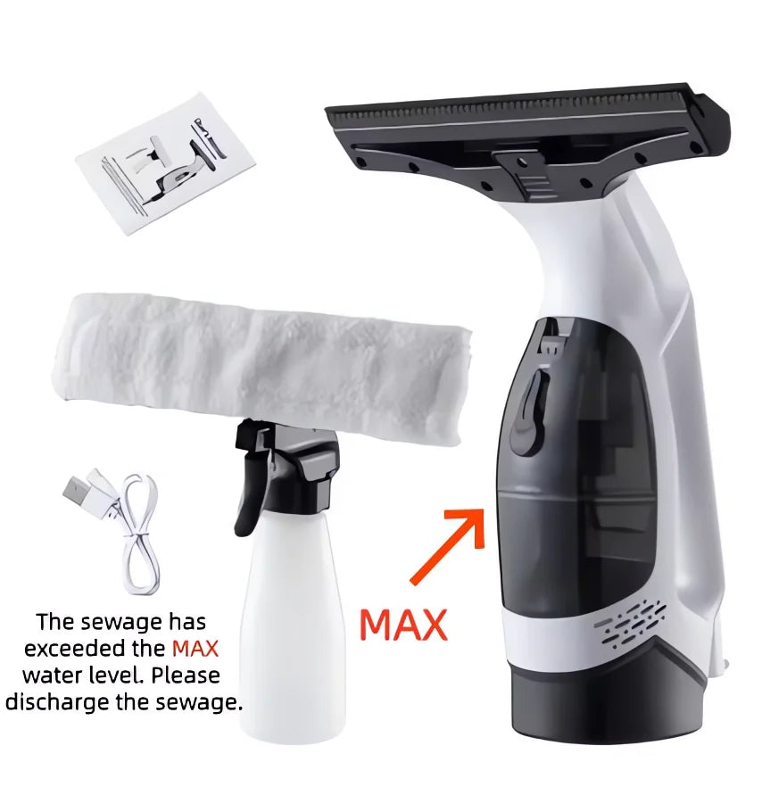 Multifunctional Electric Cordless Window Cleaner Machine White