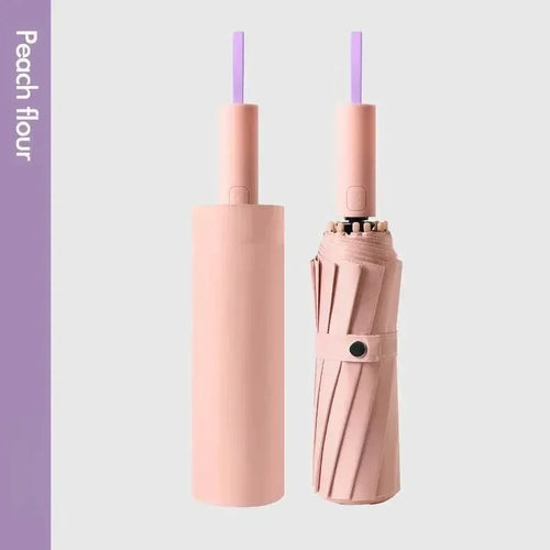 48 Bone Fully Automatic Super Strong Windproof Umbrella Uv Protection