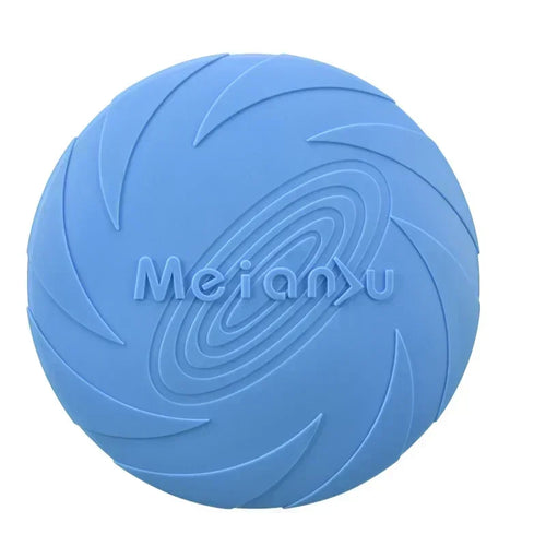 Multicolor Frisbeed Dog Toy  Fashion Pet Dog Silicone Game Flying