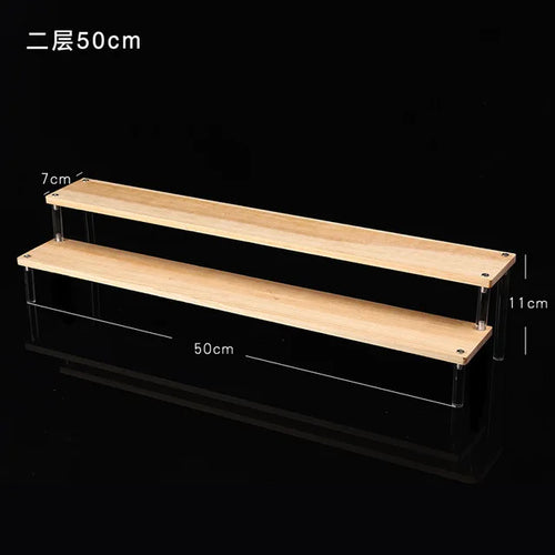 1-5 Tier Acrylic Display Stand,Clear Display Riser Rack for